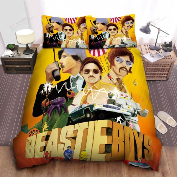 Beastie Boys Video Anthology Poster Bedding Ensemble Duvet Cover Set Bedroom Decor
