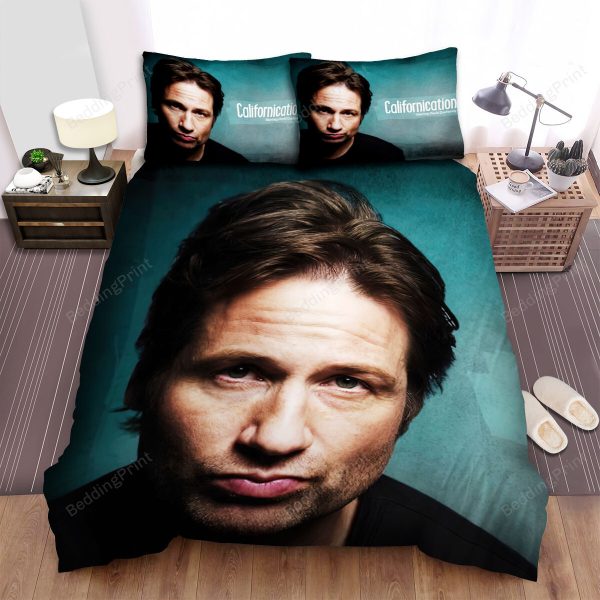 Californication (2007-2014) Starring David Duchovny Movie Poster Bedroom Bedding Ensemble Duvet Cover Set Home Decor