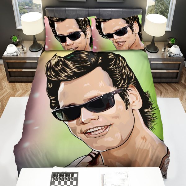 Ace Ventura: When Nature Calls (1995) Movie Jim Carrey Bedroom Bedding Ensemble Duvet Cover Set Home Decor