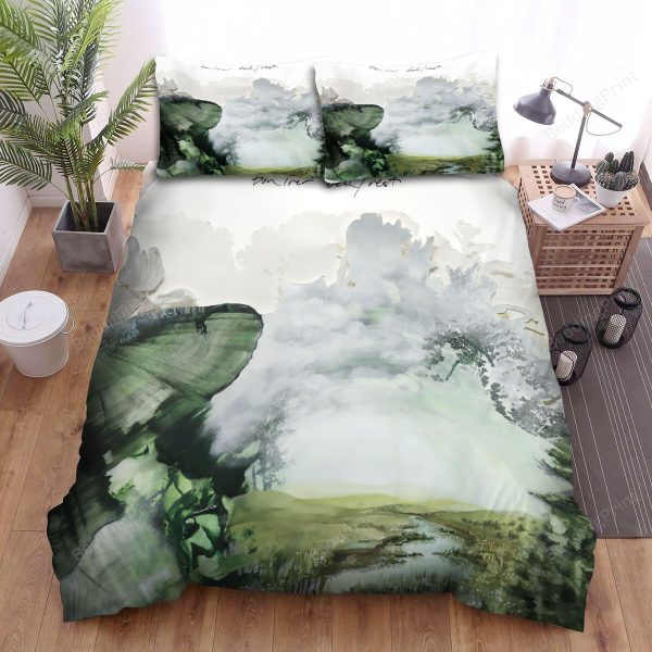 Bon Iver Art Painting Nature With Album Bedroom Bedding Ensemble Duvet Cover Set Home Decor