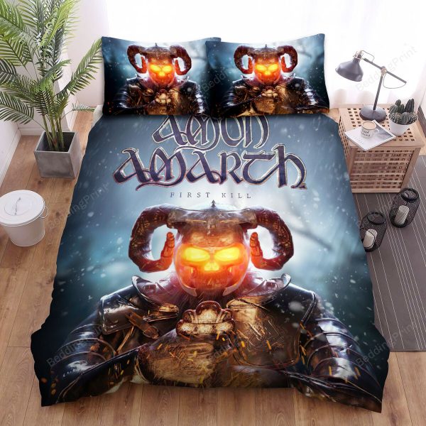 Amon Amarth Band Armor Bedroom Bedding Ensemble Duvet Cover Set Home Decor