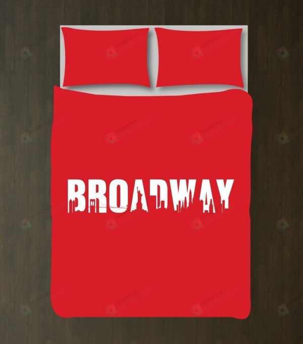 Broadway Bedroom Bedding Ensemble Duvet Cover Set Home Decor