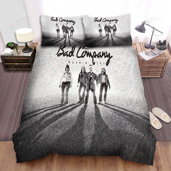 Bad Company Band Album Burnin' Sky Bedding Ensemble Duvet Cover Set Bedroom Decor