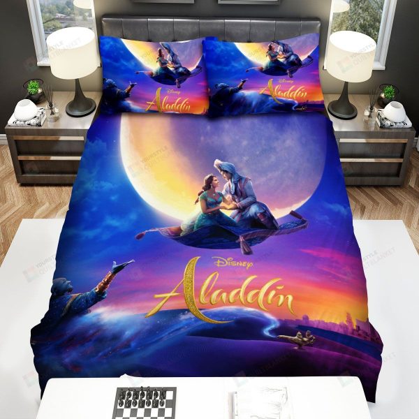Aladdin Movie Poster Home Collection Bedding Set Bedroom Decor