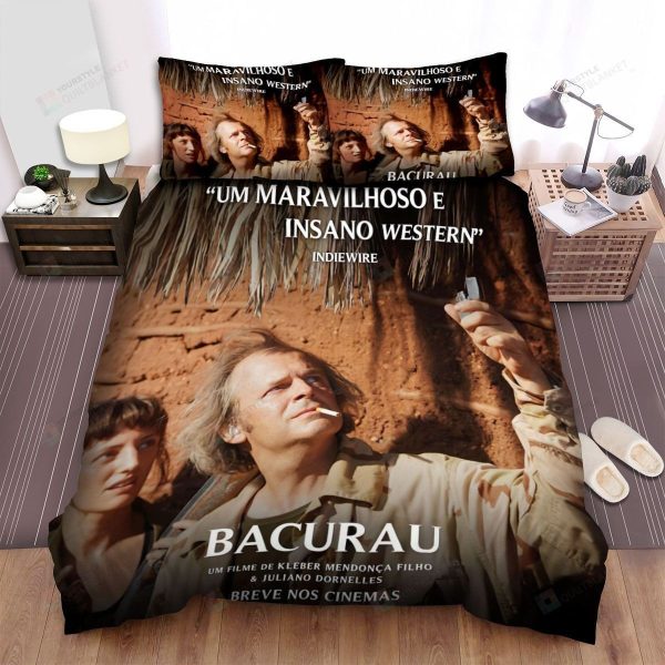 Bacurau Um Maravilhoso E Insano Western Indiewire Movie Poster Bedding Ensemble Duvet Cover Set Bedroom Decor
