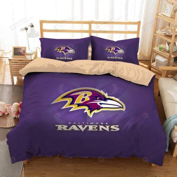 Baltimore Ravens #1 Home Collection Bedding Set Bedroom Decor