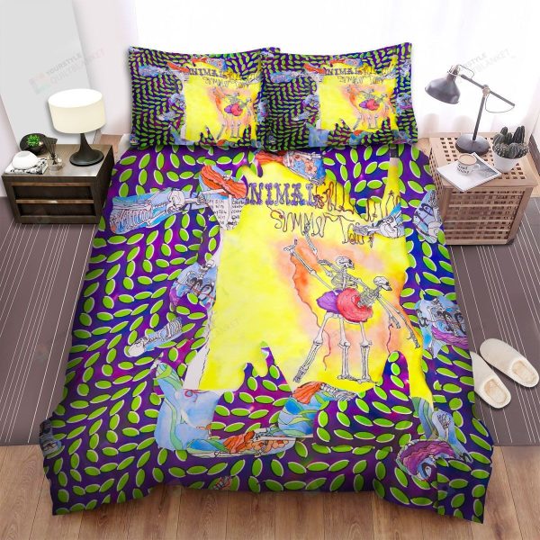 Animal Collective Band Ballet Slippers Album Cover Home Collection Bedding Set Bedroom Decor