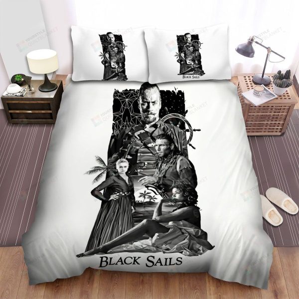 Black Sails Movie Digital Art Bedding Ensemble Duvet Cover Set Bedroom Decor
