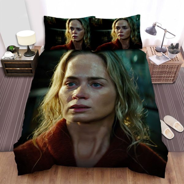 A Quiet Place (i) Evelyn Abbott Movie Poster Ver 2 Home Collection Bedding Set Bedroom Decor