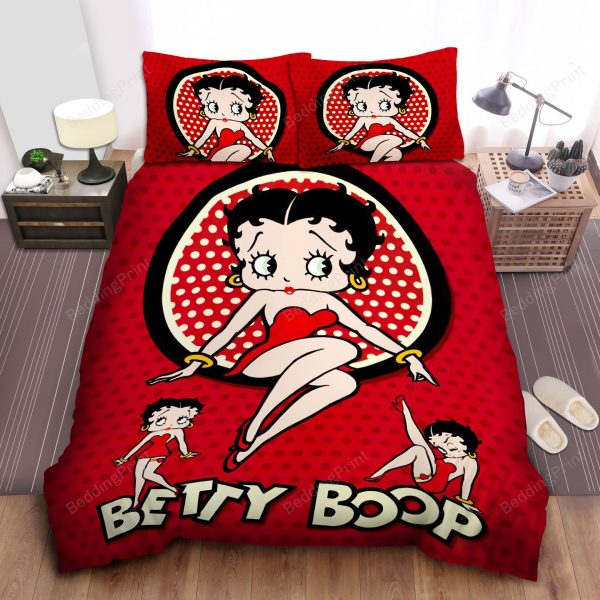 Betty Boop Bedroom Bedding Ensemble Duvet Cover Set Home Decor Ver 1