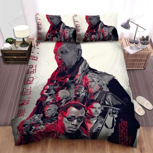 Blade Ii (2002) Poster Movie Poster Ver 1 Home Collection Bedding Set Bedroom Decor