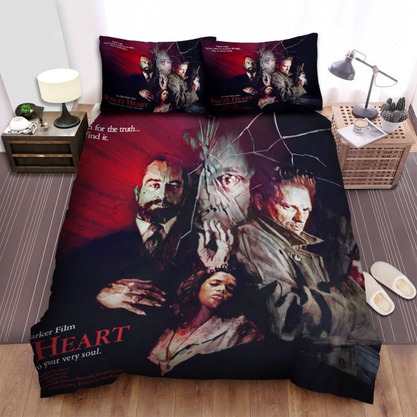Angel Heart Movie Poster 5 Bedroom Bedding Ensemble Duvet Cover Set Home Decor