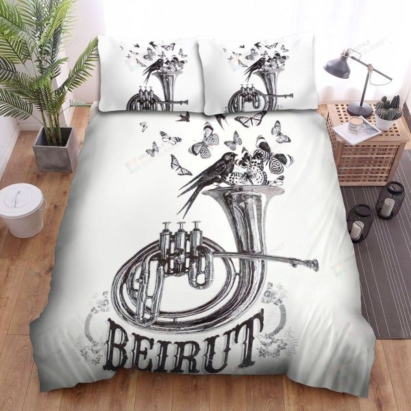 Beirut Band Black And White Art Poster Home Collection Bedding Set Bedroom Decor