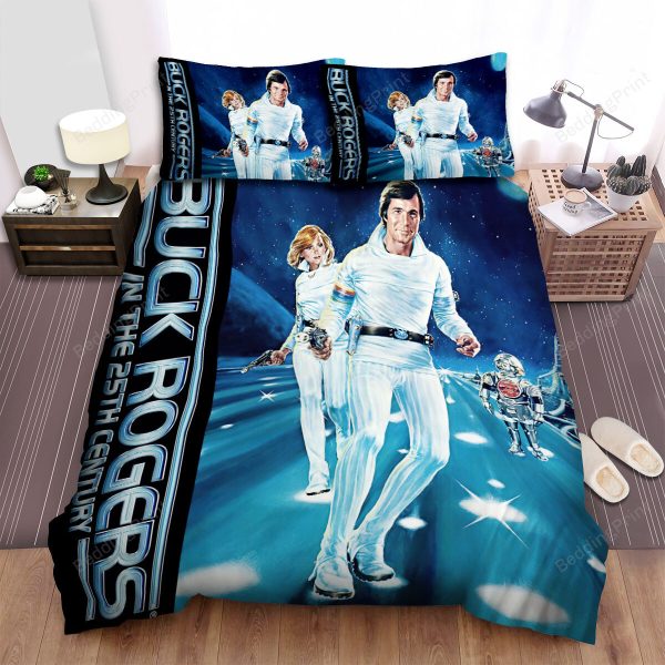 Buck Rogers In The 25th Century Through Adversity To The Stars Movie Poster Bedding Ensemble Duvet Cover Set Bedroom Decor