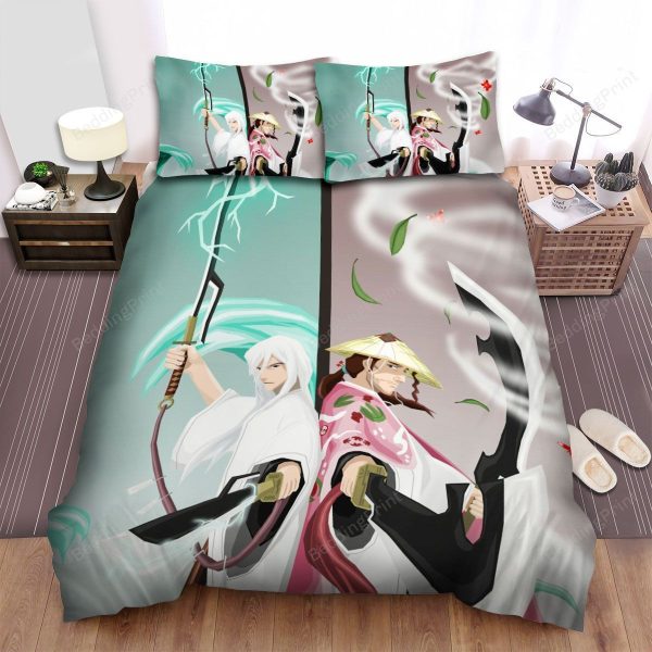 Bleach Characters Weapons Home Collection Bedding Set Bedroom Decor