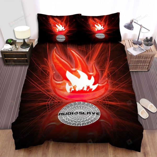Audioslave Music Band On Fire Art Home Collection Bedding Set Bedroom Decor
