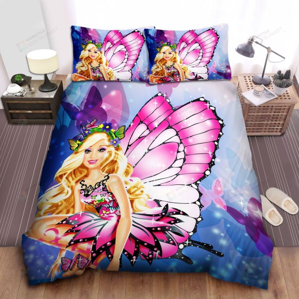 Barbie Angel Bedding Ensemble Duvet Cover Set Bedroom Decor