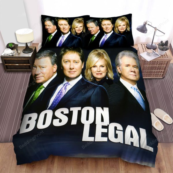 Boston Legal Movie Poster 1 Bedding Ensemble Duvet Cover Set Bedroom Decor