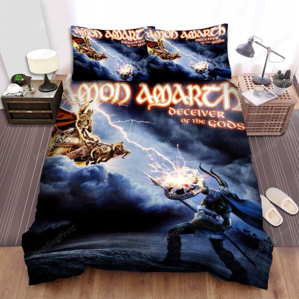Amon Amarth Band Album Deceiver Of The Gods Bedding Ensemble Duvet Cover Set Bedroom Decor