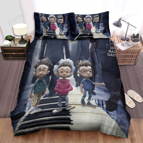 Ajr Band 100 Bad Days Album Cover Bedding Ensemble Duvet Cover Set Bedroom Decor