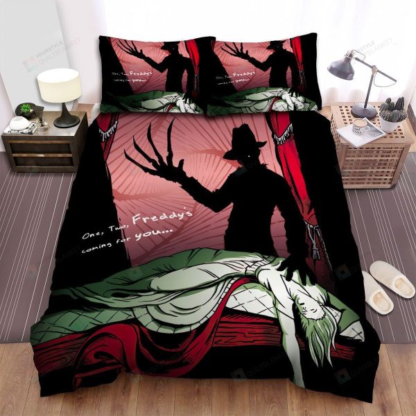 A Nightmare On Elm Street Movie Art Ver 8 Bedroom Bedding Ensemble Duvet Cover Set Home Decor