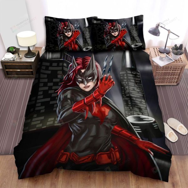 Batwoman Movie Art 3 Bedroom Bedding Ensemble Duvet Cover Set Home Decor