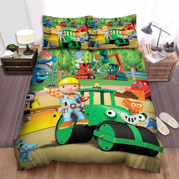 Bob The Builder All Characters Home Collection Bedding Set Bedroom Decor