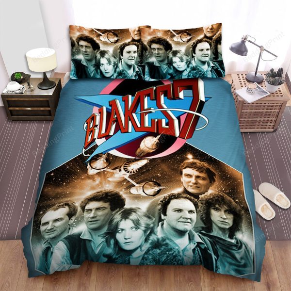 Blake's 7 Movie Poster Bedroom Bedding Ensemble Duvet Cover Set Home Decor Ver 2