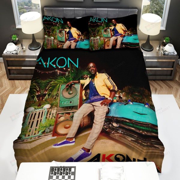 Akon Akonda Album Cover Home Collection Bedding Set Bedroom Decor