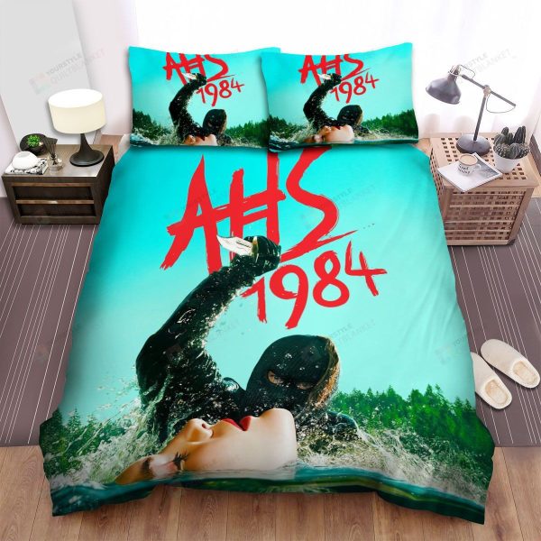 American Horror Story Homicide Movie Poster Bedding Ensemble Duvet Cover Set Bedroom Decor