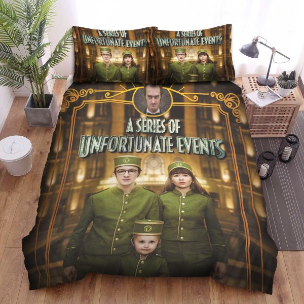 A Series Of Unfortunate Events (2017-2019) Book The Twelfth Movie Poster Home Collection Bedding Set Bedroom Decor