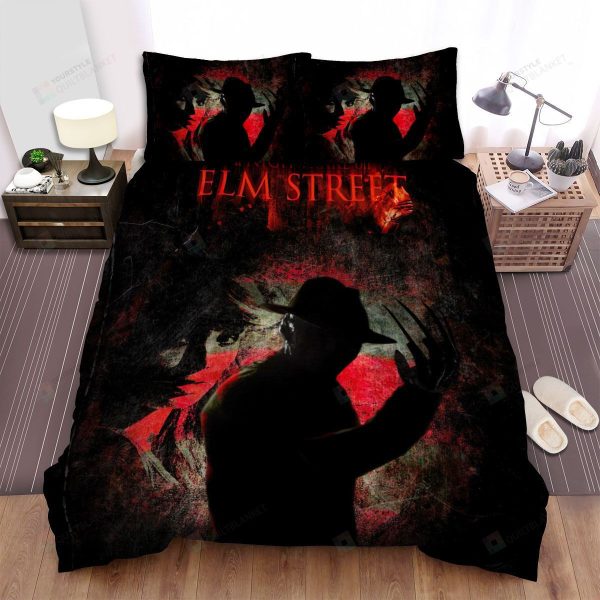 A Nightmare On Elm Street Movie Poster Ver 4 Bedroom Bedding Ensemble Duvet Cover Set Home Decor