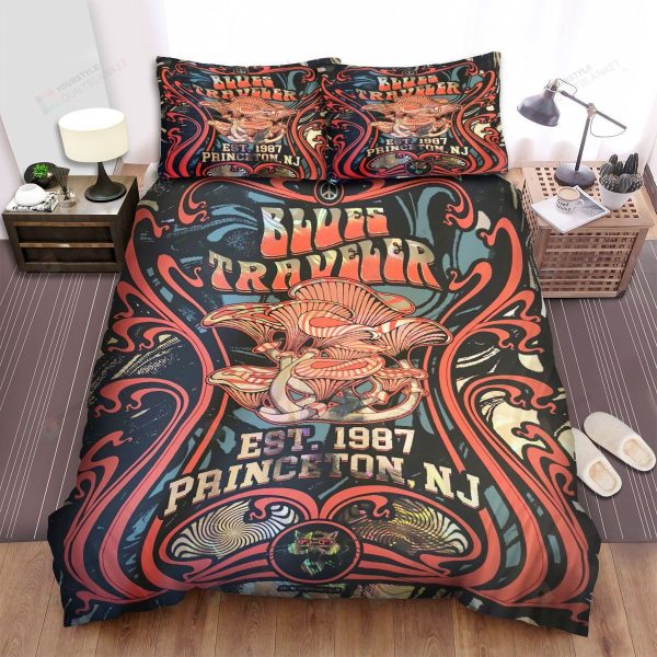 Blues Traveler Band Est. 1987 Princeton - Nj Poster Home Collection Bedding Set Bedroom Decor