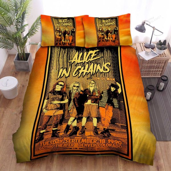 Alice In Chains Colorado Poster Home Collection Bedding Set Bedroom Decor