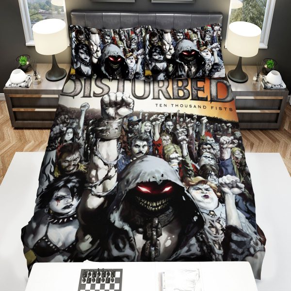 Disturbed, Ten Thousand Fists Duvet Cover Bedroom Sets Comfortable Bedding Sets
