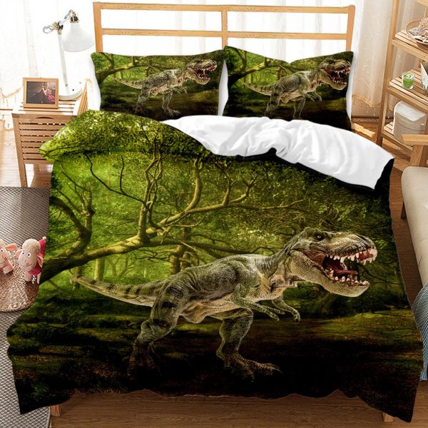 T-Rex In Jurassic World Duvet Cover Bedroom Sets Comfortable Bedding Sets