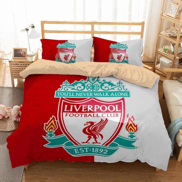 3d Liverpool F.C. Duvet Cover Bedroom Sets Comfortable Bedding Sets