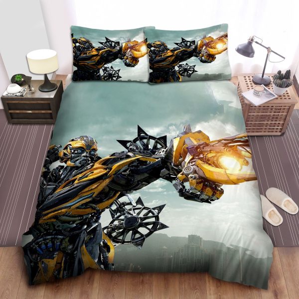 Transformer Bumblebee Ready To Fire Duvet Cover Bedroom Sets Comfortable Bedding Sets