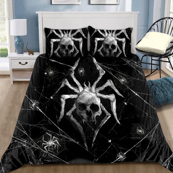 Spider Skull Duvet Cover Bedroom Sets Comfortable Bedding Sets