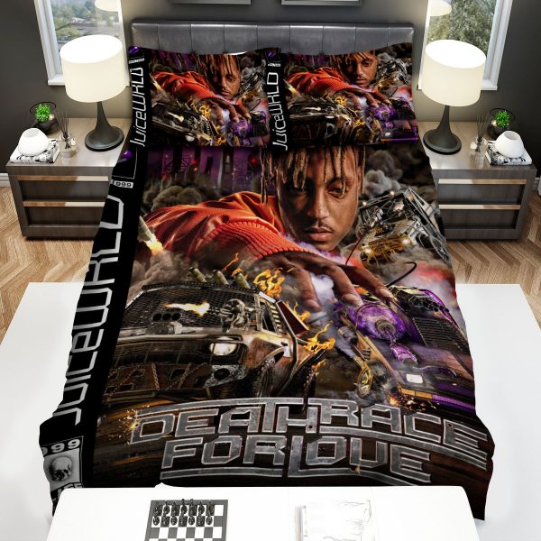 Juice Wrld Death Race For Love Album Art Cover Duvet Cover Bedroom Sets Comfortable Bedding Sets