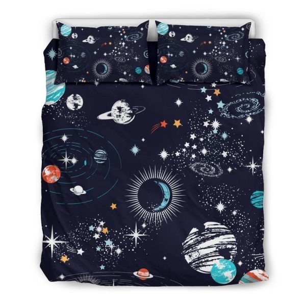 Universe Galaxy Outer Space Stars And Planets Perfect Gifts For Universe Lover Gifts For Birthday Christmas Thanksgiving Duvet Cover Bedroom Sets Comfortable Bedding Sets
