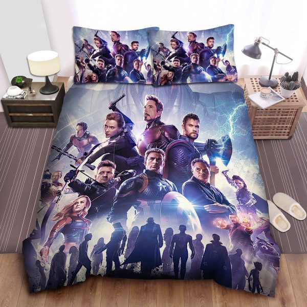Marvel Avengers Endgame Avenge The Fallen Poster Duvet Cover Bedroom Sets Comfortable Bedding Sets