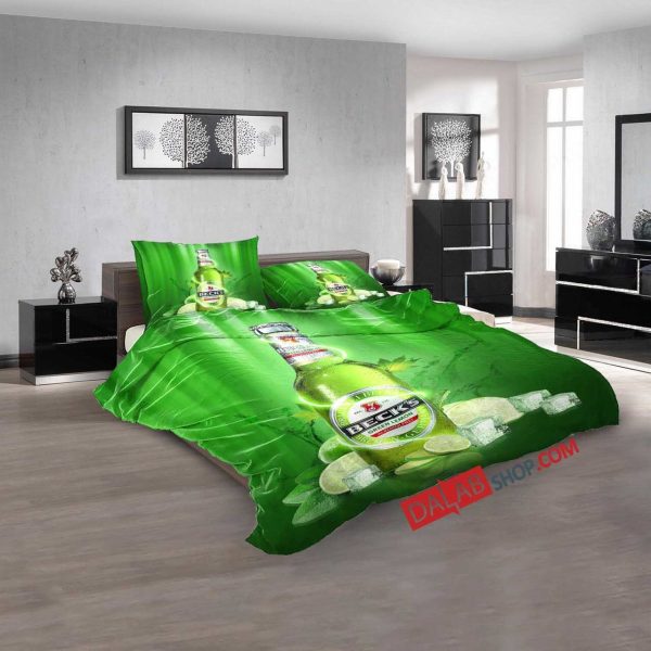 Beer Brand Beck'S 1d 3d Customized Duvet Cover Bedroom Sets Comfortable Bedding Sets