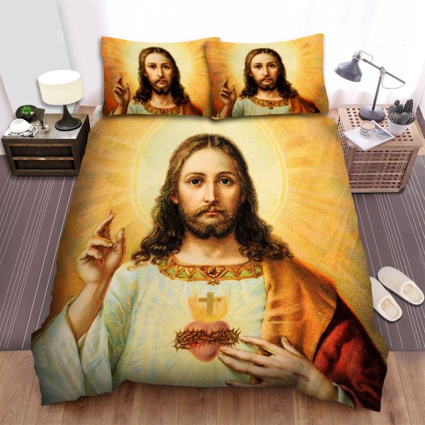Christianity Jesus Christ Duvet Cover Bedroom Sets Comfortable Bedding Sets