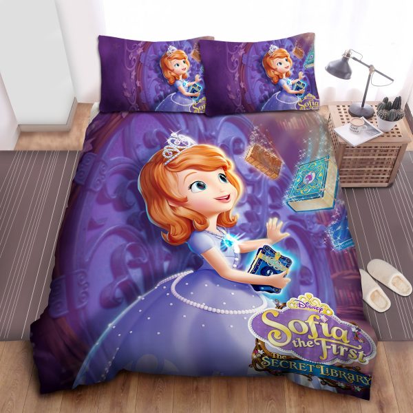 Sofia The First & Magical Books Duvet Cover Bedroom Sets Comfortable Bedding Sets