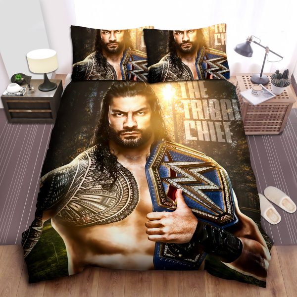 Roman Reigns The Tribal Chief Duvet Cover Bedroom Sets Comfortable Bedding Sets