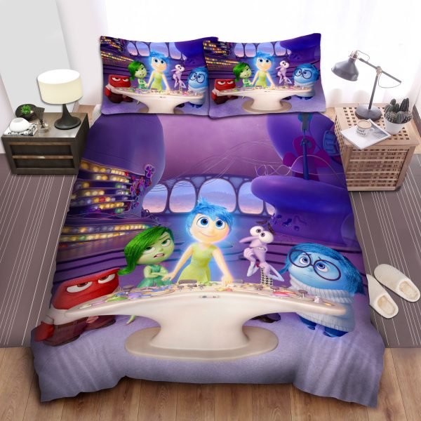 Inside Out The Five Emotions Inside Headquarters Duvet Cover Bedroom Sets Comfortable Bedding Sets