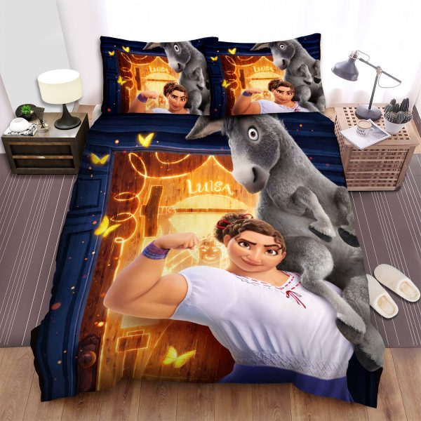 Encanto Luisa Madrigal's Magic Door Poster Duvet Cover Bedroom Sets Comfortable Bedding Sets