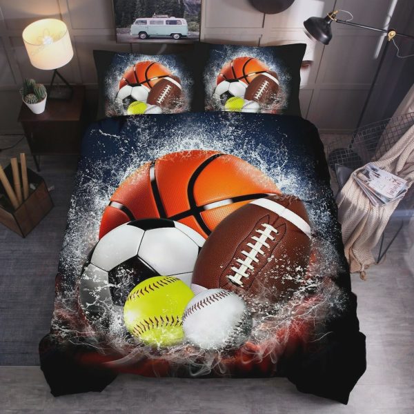 Love All Sports Duvet Cover Bedroom Sets Comfortable Bedding Sets