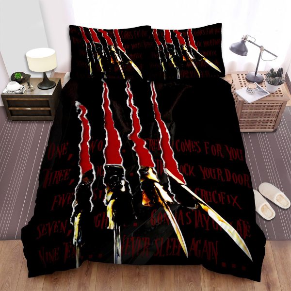 A Nightmare On Elm Street Movie Art Ver 2 Duvet Cover Bedroom Sets Comfortable Bedding Sets